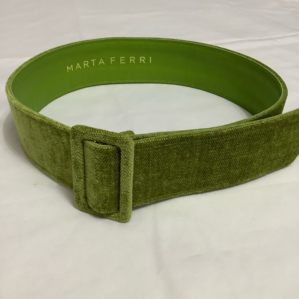 Green Velvet Belt